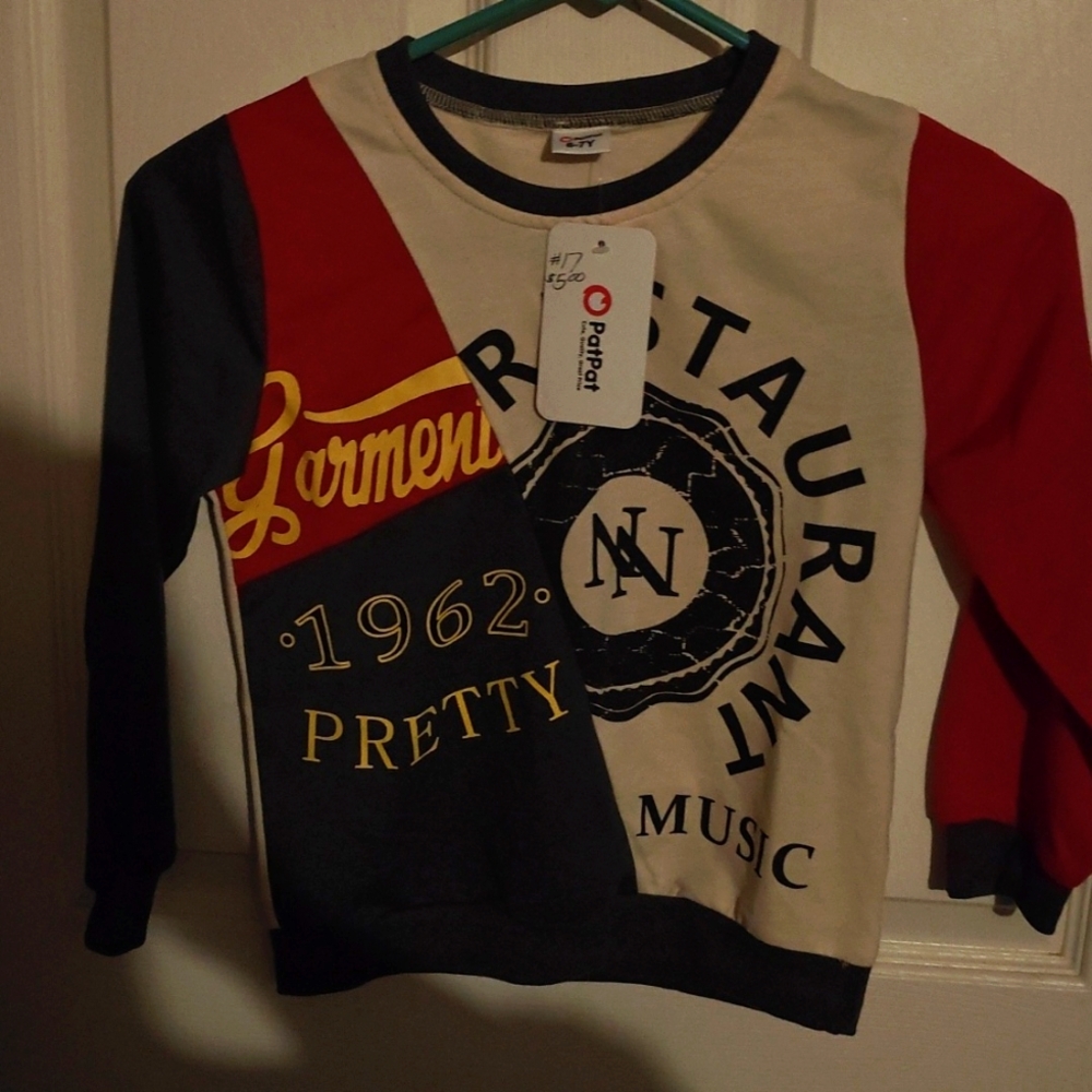 Boys NWT Pat Pat 6/7 shirt